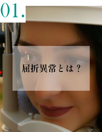 メガネやコンタクトは医療機器です。何気なく使用している近視や遠視とは？屈折異常とは？何か。
