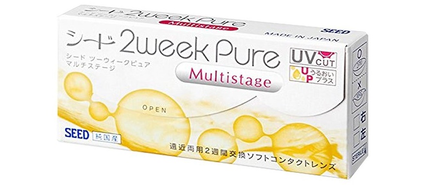 アインリヒト眼鏡院ではseedの2week Pure遠近両用のマルチステージを取り扱っています。2週間使い捨てコンタクトレンズ